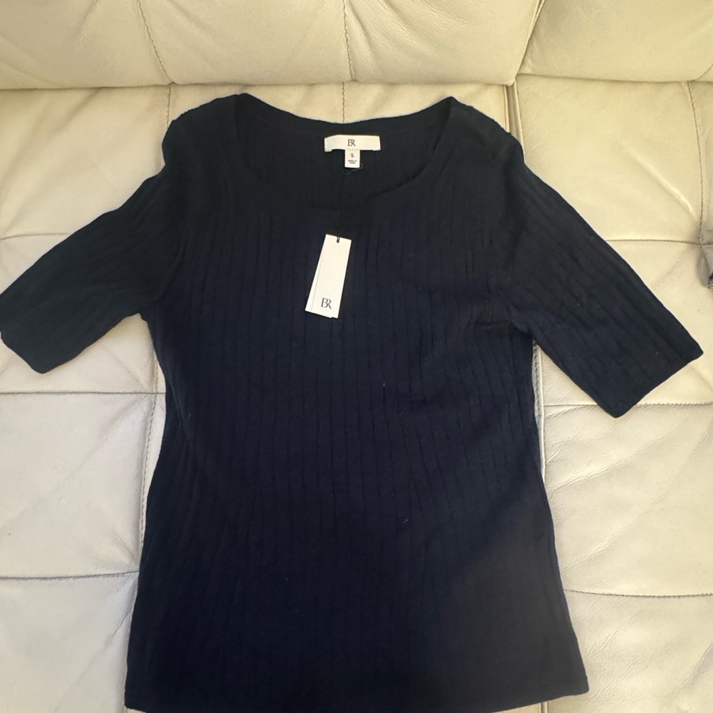 Merino wool Banana Republic Black Knit Sweater